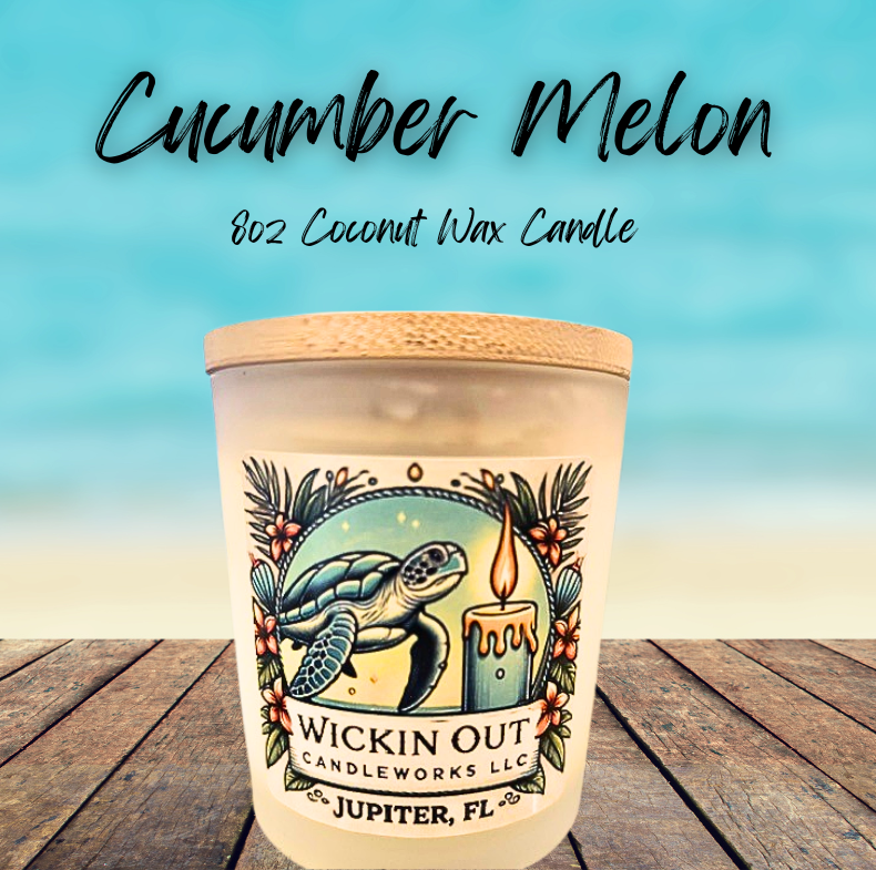 Cucumber Melon - 8 oz Candle