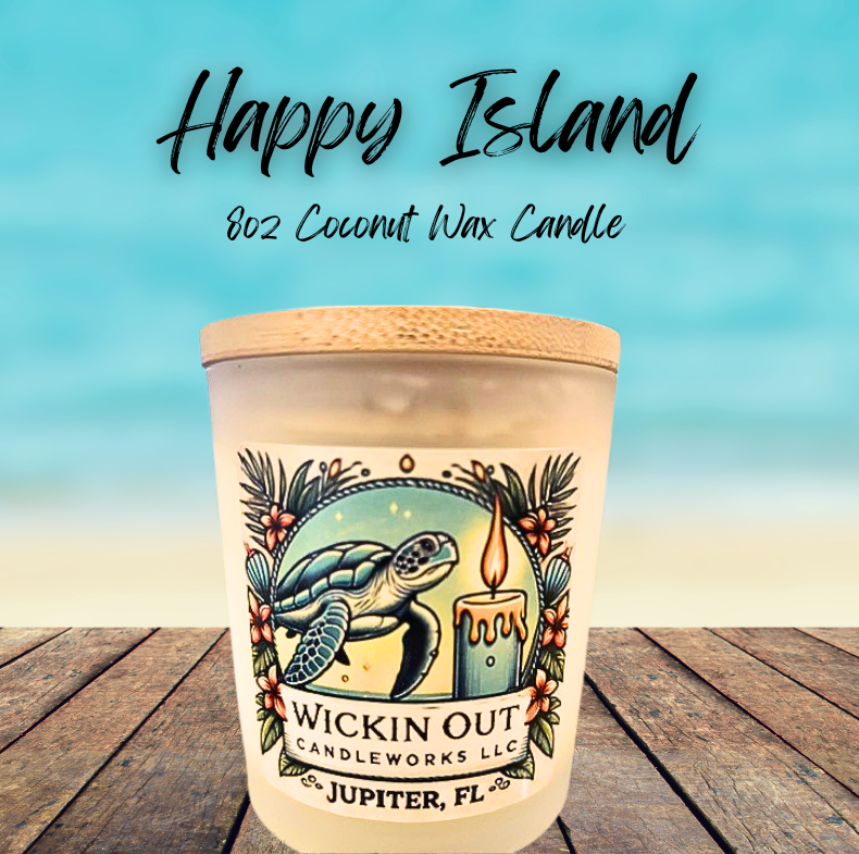 Happy Island - 8oz Candle