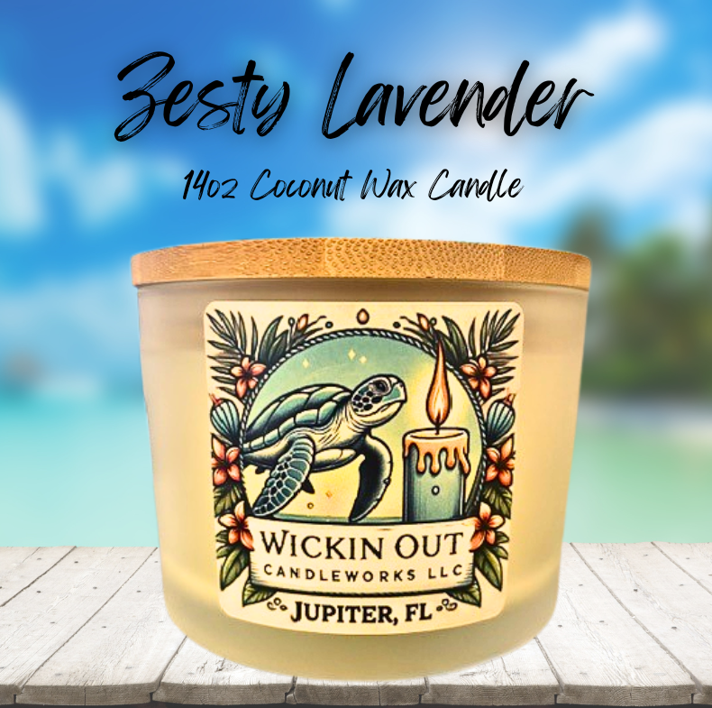 Zesty Lavender - 14oz Candle