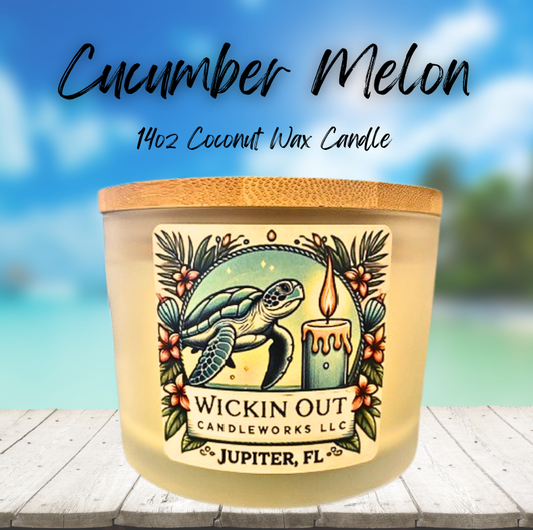 Cucumber Melon - 14oz Candle