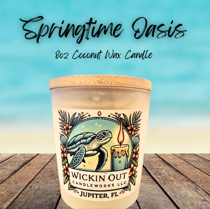 Springtime Oasis - 8oz Candle